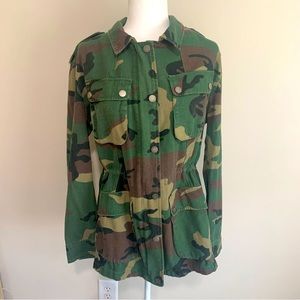 VICI Exclusive X Fate Camo Print Utility Parka Jacket Coat